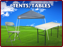 Tents, Tables, Chairs and Accessories Tents, Tables, Chairs and Accessories